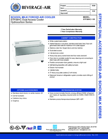 Spec Sheet