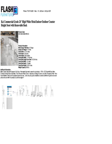Spec Sheet