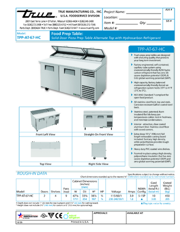 Spec Sheet