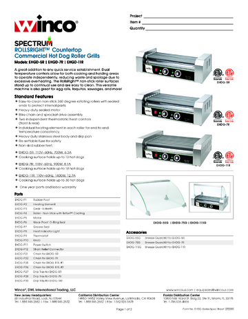 Spec Sheet