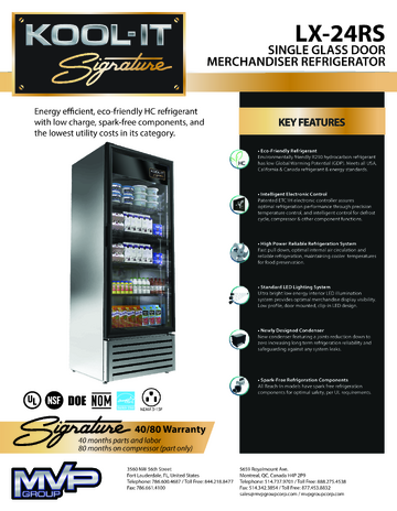 Spec Sheet