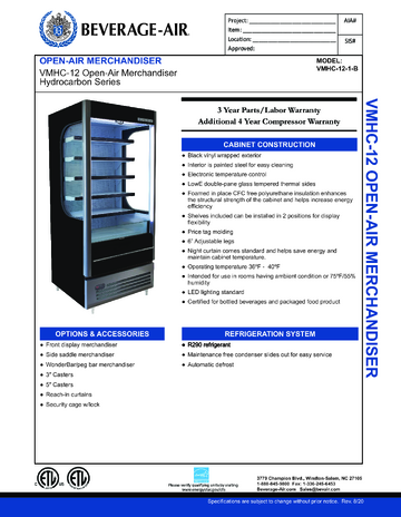 Spec Sheet