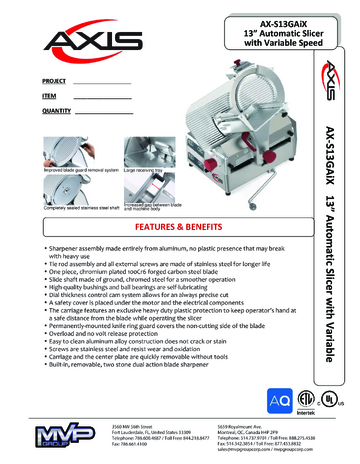 Spec Sheet