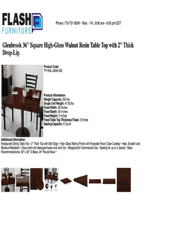 Spec Sheet