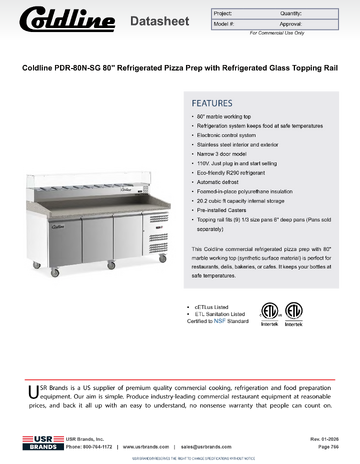 Spec Sheet