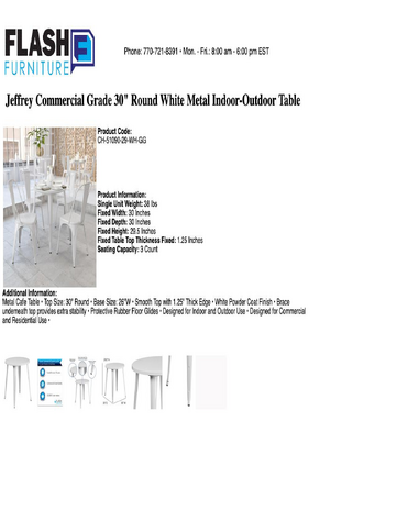 Spec Sheet