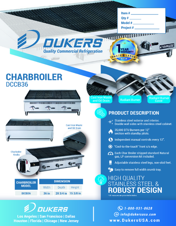 Spec Sheet