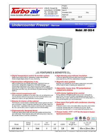 Spec Sheet