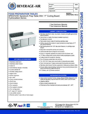 Spec Sheet