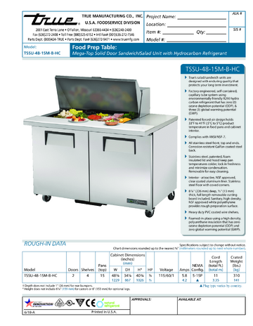 Spec Sheet