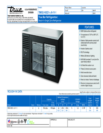 Spec Sheet