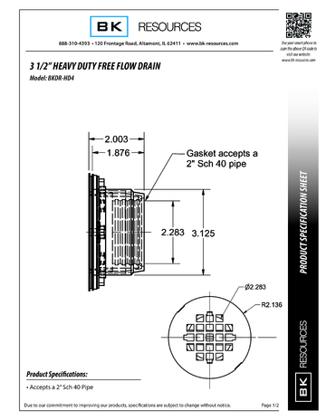 Spec Sheet