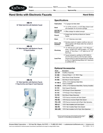 Spec Sheet