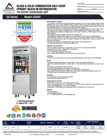Spec Sheet