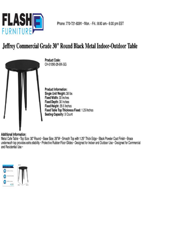 Spec Sheet