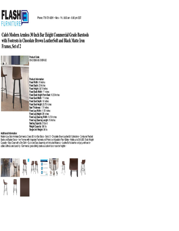 Spec Sheet
