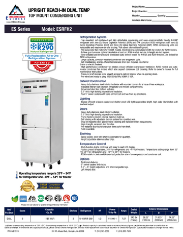 Spec Sheet