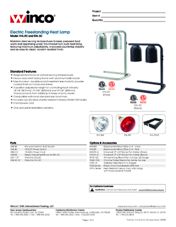 Spec Sheet
