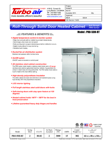 Spec Sheet