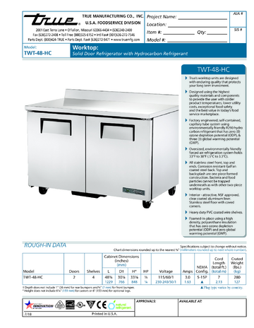 Spec Sheet