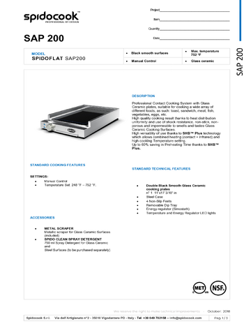 Spec Sheet
