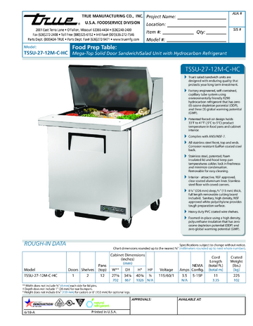 Spec Sheet
