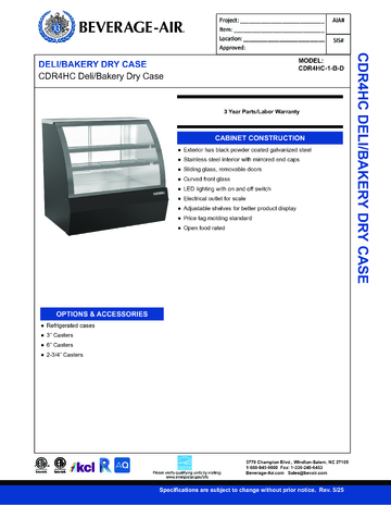 Spec Sheet