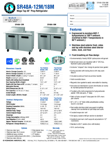 Spec Sheet