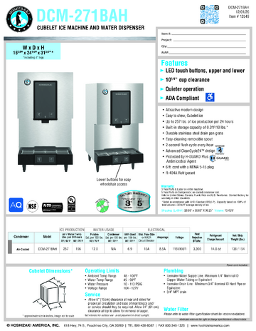 Spec Sheet