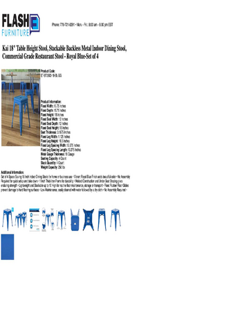 Spec Sheet