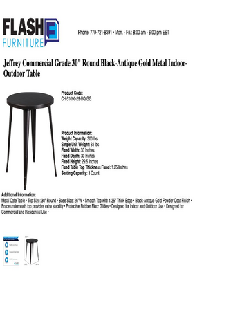 Spec Sheet