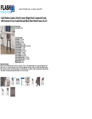 Spec Sheet