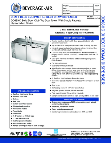 Spec Sheet