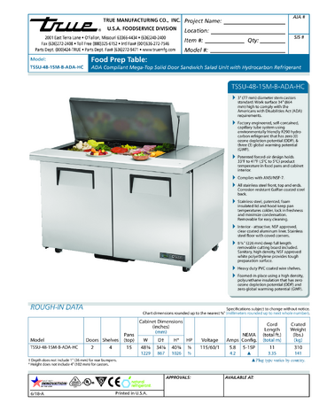 Spec Sheet