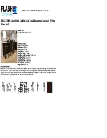 Spec Sheet