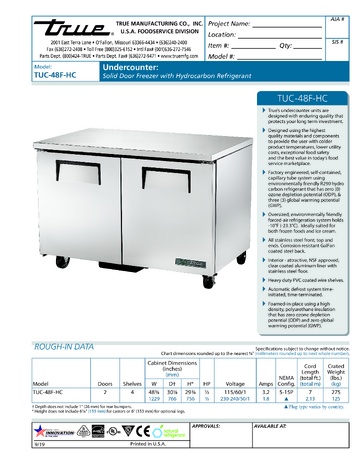 Spec Sheet
