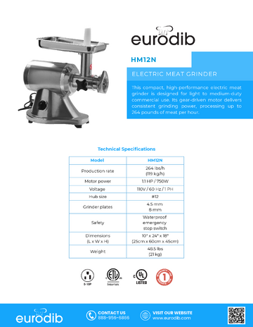 Spec Sheet