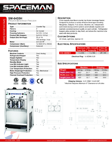 Spec Sheet
