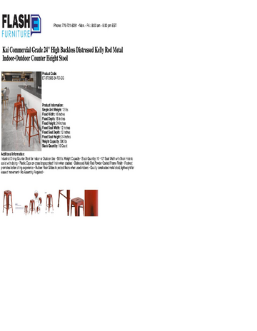 Spec Sheet