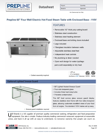 Spec Sheet