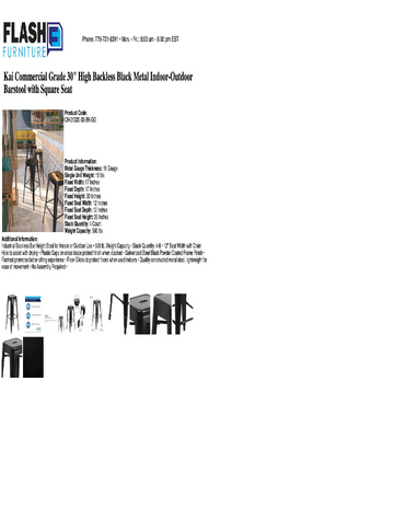 Spec Sheet