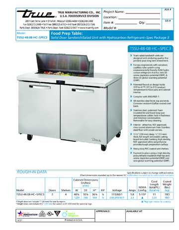 Spec Sheet