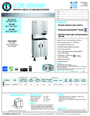 Spec Sheet