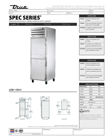 Spec Sheet
