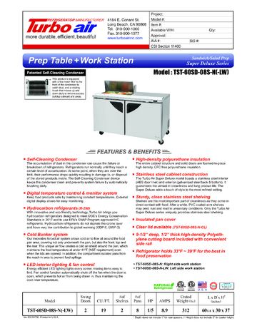Spec Sheet