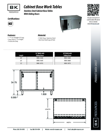 Spec Sheet