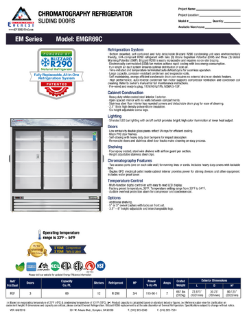 Spec Sheet