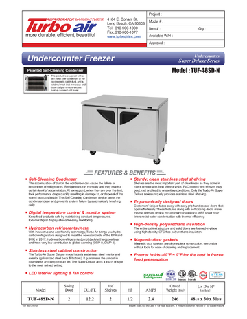 Spec Sheet
