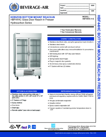 Spec Sheet