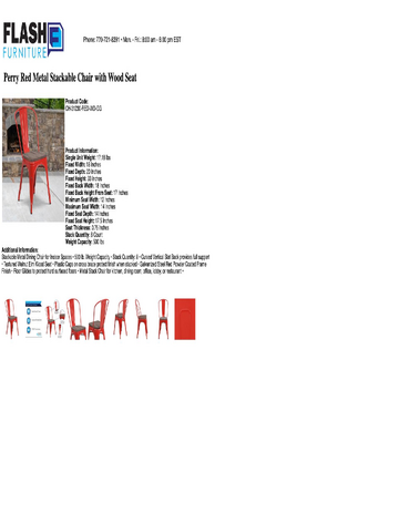 Spec Sheet